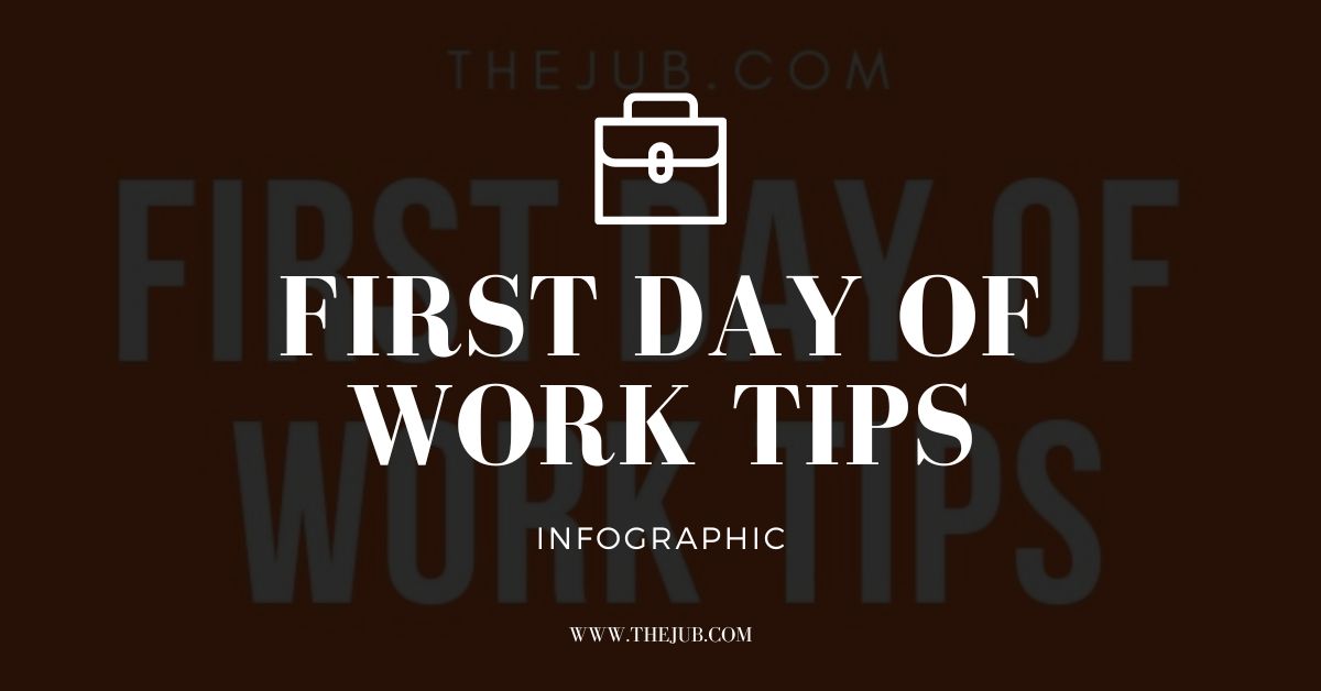 first day of work tips