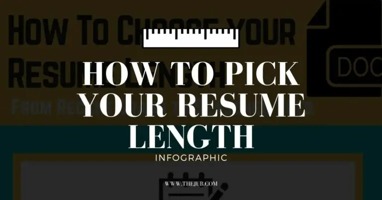How to Pick Your Resume Length (Infographic)