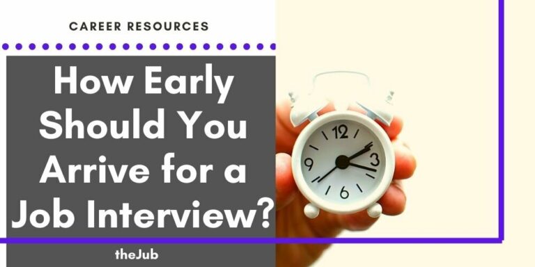 how early should you arrive to an interview