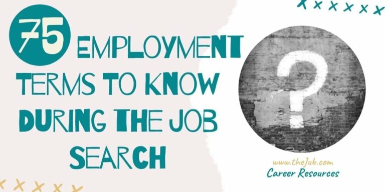 75 Employment Terms To Know During the Job Search