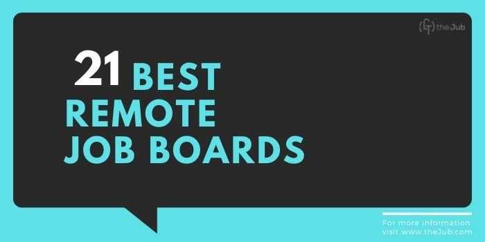21 Best Remote Job Boards
