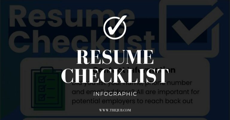 Free Resume Checklist (Infographic)