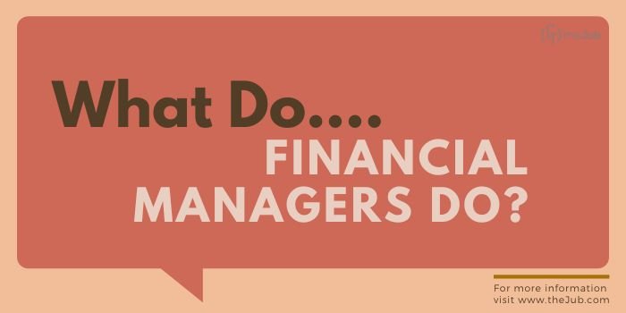 what does a financial manager do