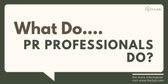 What Does a PR Specialist Do?