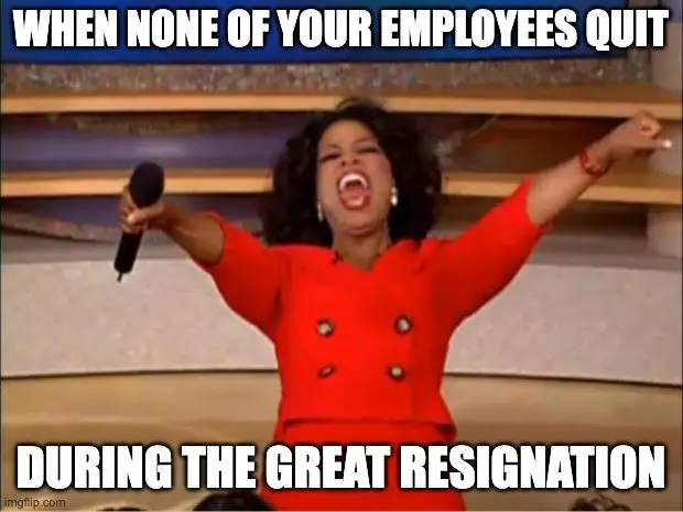 great resignation meme