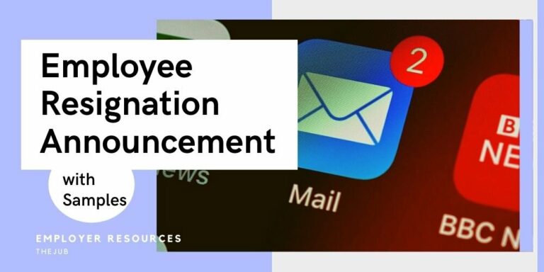 Employee Resignation Announcement (with Email Samples)