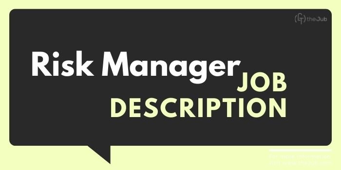 Risk Manager Job Description