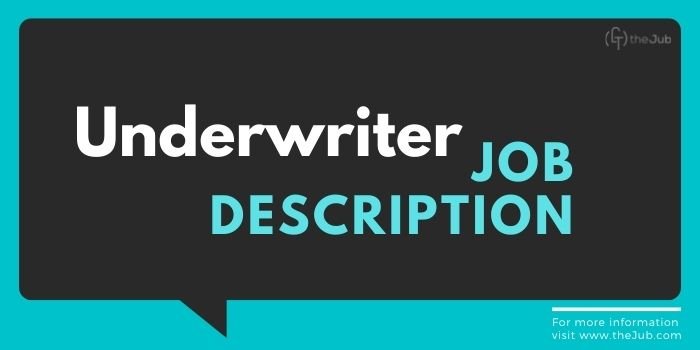 Underwriter Job Description