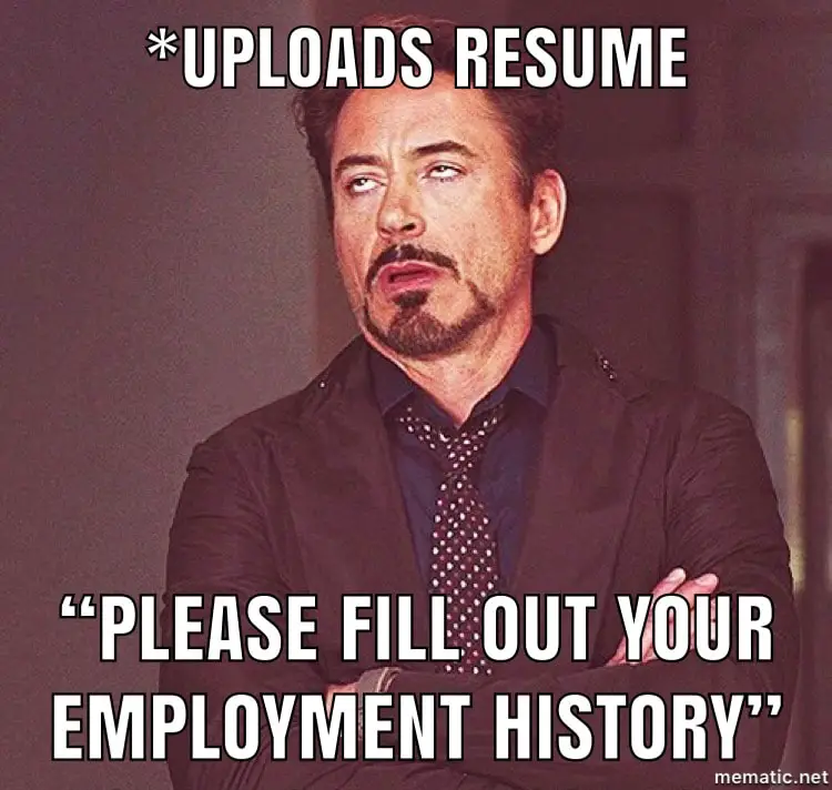 uploads resume meme