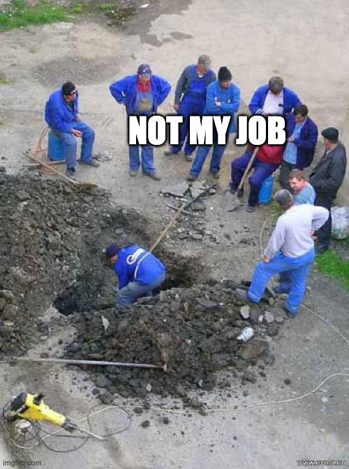 not my job meme