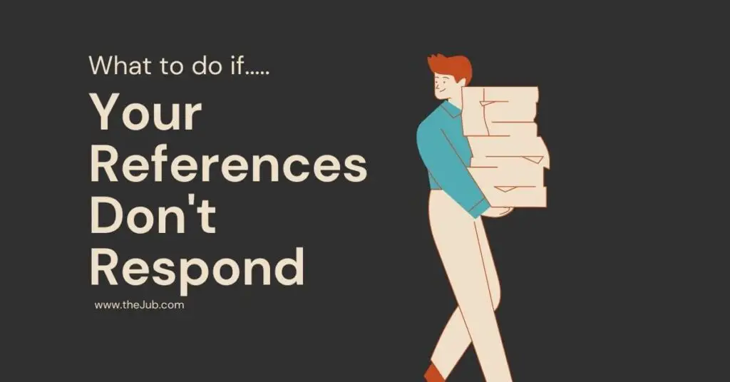 what to do if your references don't respond