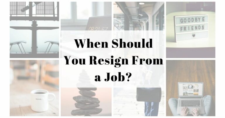 Should You Resign in the Morning or At the End of the Day?