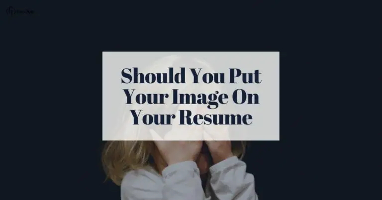 Should You Put Your Image on Your Resume?