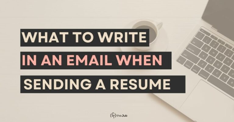 What to Write in an Email When Sending a Resume